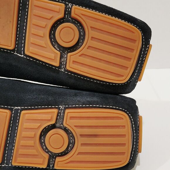 Michael Pasinkoff Mens Sz 42 Navy Blue Suede Driving Shoes Loafers Made in Italy main image 7